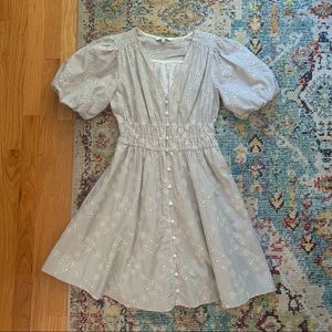 Madewell Eyelet Sophia Mini Dress